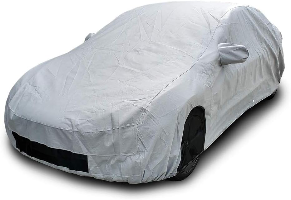 CarsCover Custom Fit Tesla Model 3 Car Cover Heavy Duty All Weatherproof Ultrashield Covers