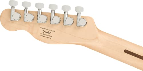 Squier Affinity Series Telecaster Electric Guitar, with 2-Year Warranty, Butterscotch Blonde, Maple Fingerboard, Left-Handed