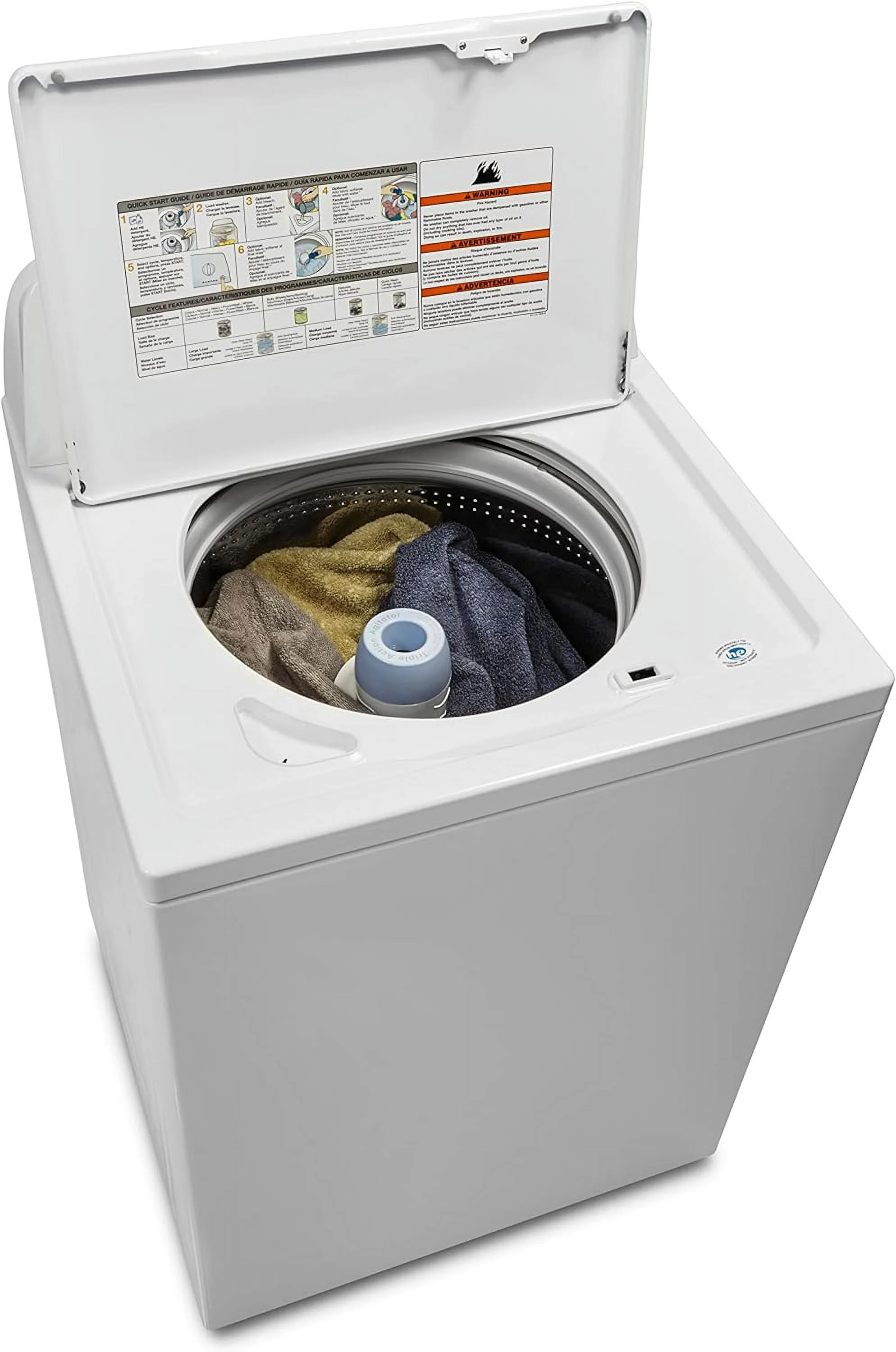 Kenmore 02620362 Top-Load Washer with Triple Action Agitator, 3.8 Cu. ft. Capacity