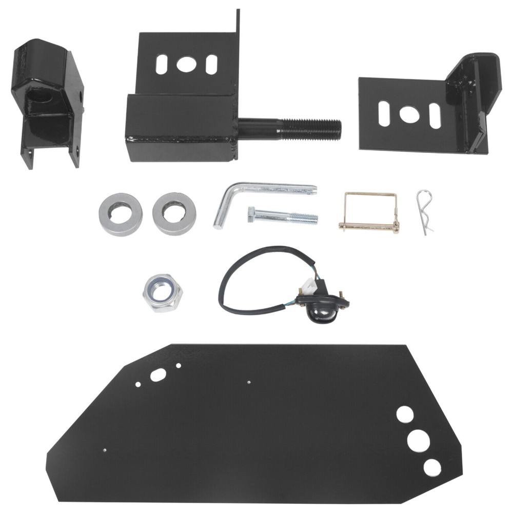 Tire Carrier Mount W/Drop Down Option Compatible With All For 03-09 H2 H2 Black