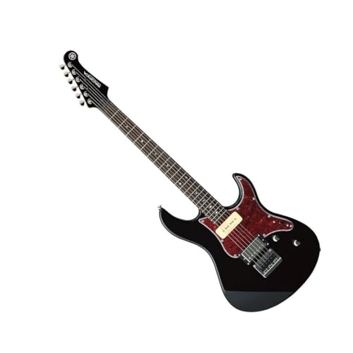 YAMAHA 6 String Solid-Body Electric Guitar, Right, Translucent Black, 612VII (PAC612VIIFM TBL)