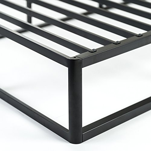 ZINUS Quick Lock Metal Smart Box Spring, 9 Inch Mattress Foundation, Strong Metal Structure, Easy Assembly, Queen, White