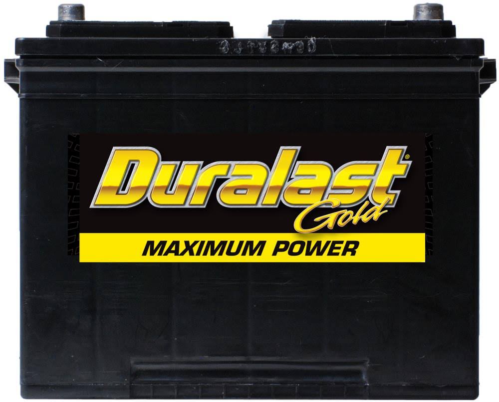 Duralast Gold Battery 24F-DLG, Group Size 24F, 750 CCA