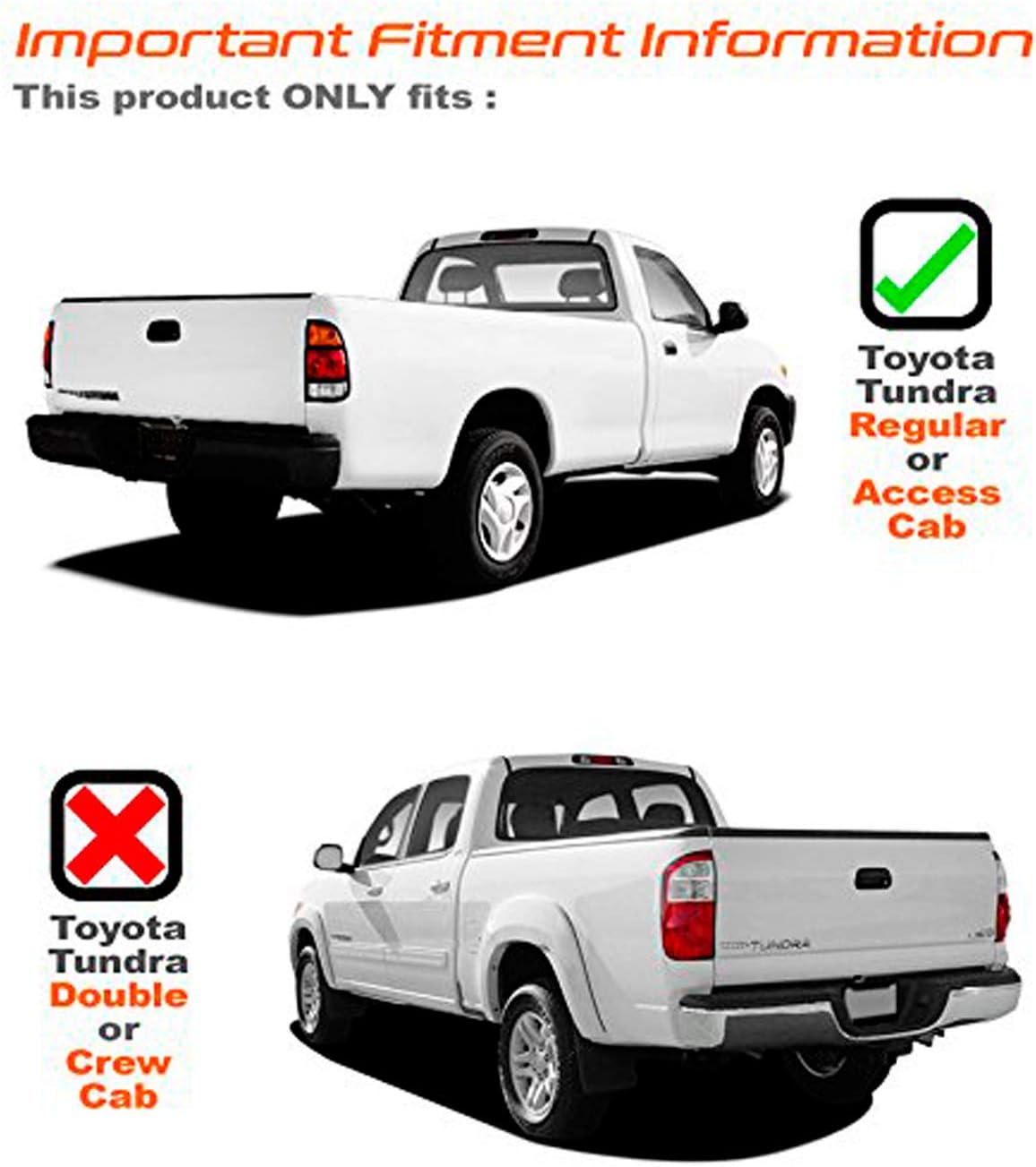 AKKON - For [Black Smoke] 2000-2004 Toyota Tundra Regular | Access Cab Headlights w/Corner Light LH + RH Pair