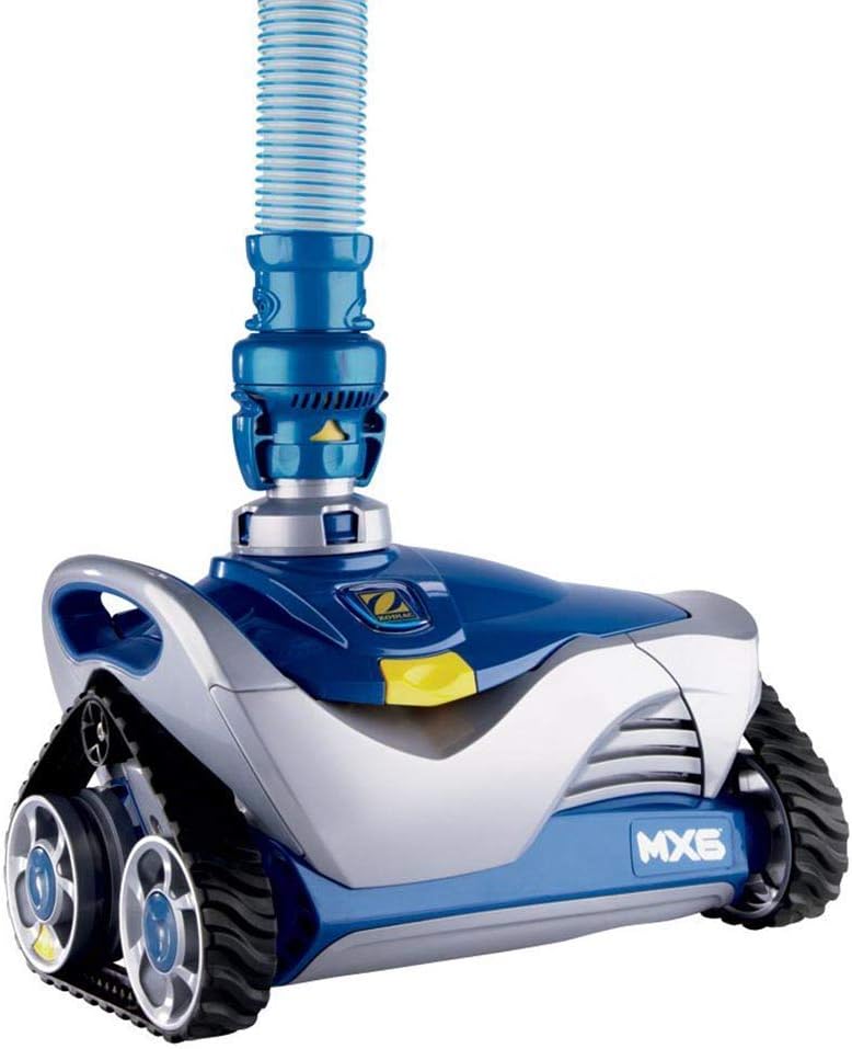 Jandy Zodiac Mx6 Automatic Suction Side Pool Cleaner Vacuum with Zodiac Cyclonic Leaf Canister