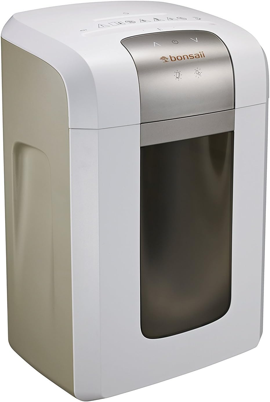 Bonsaii 60-Mintues Super Micro-Cut Paper Shredder, P-5 High Security Heavy Duty Shredder for Office, CD/Credit Cards Ultra Quiet Shredder for Home Office Use, 6-Sheet Capacity/Touch Operation(4S16)