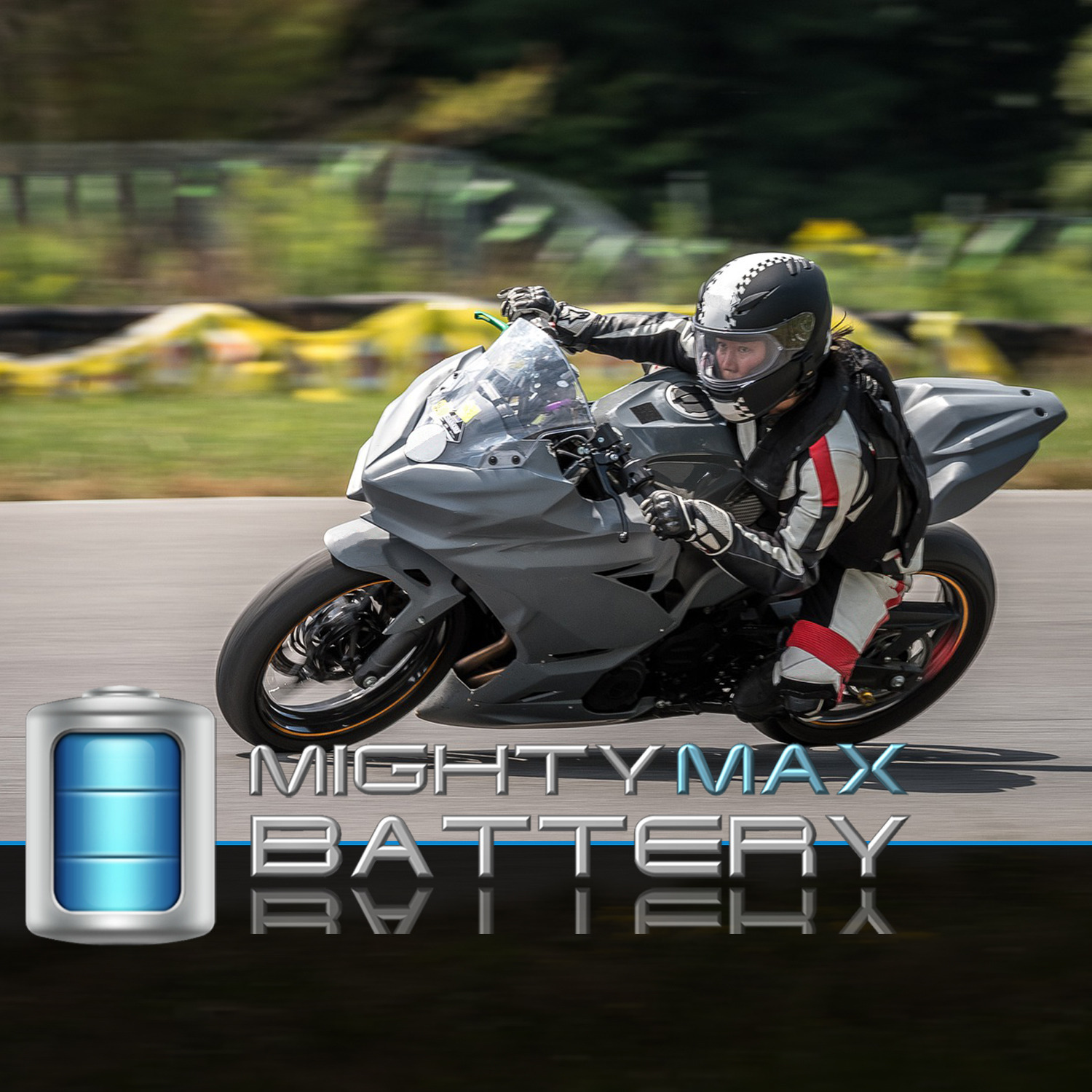 YTX14AH-BS Lithium Replacement Battery compatible with Yamaha XS360 XS400 XV500 Virago