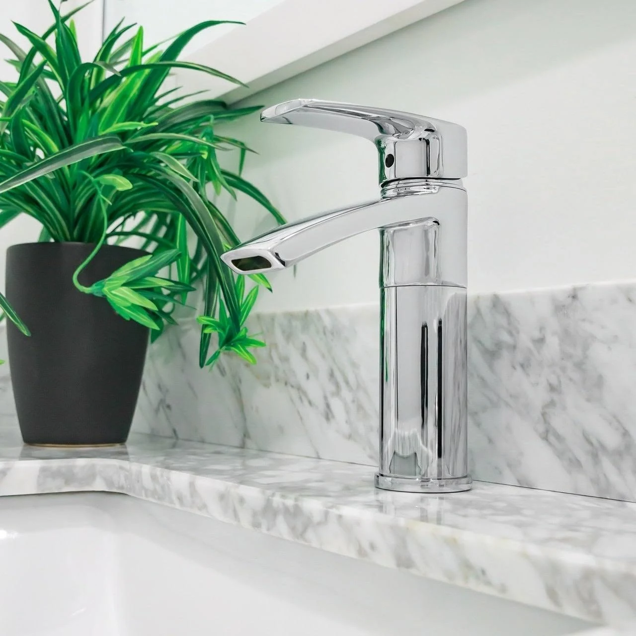 Ariana 7x22 Single Hole Bathroom Sink Faucet with Swivel Spout - Brushed Nickel
