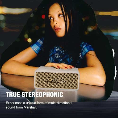 Marshall Emberton III Portable Bluetooth Speaker - Black & Brass