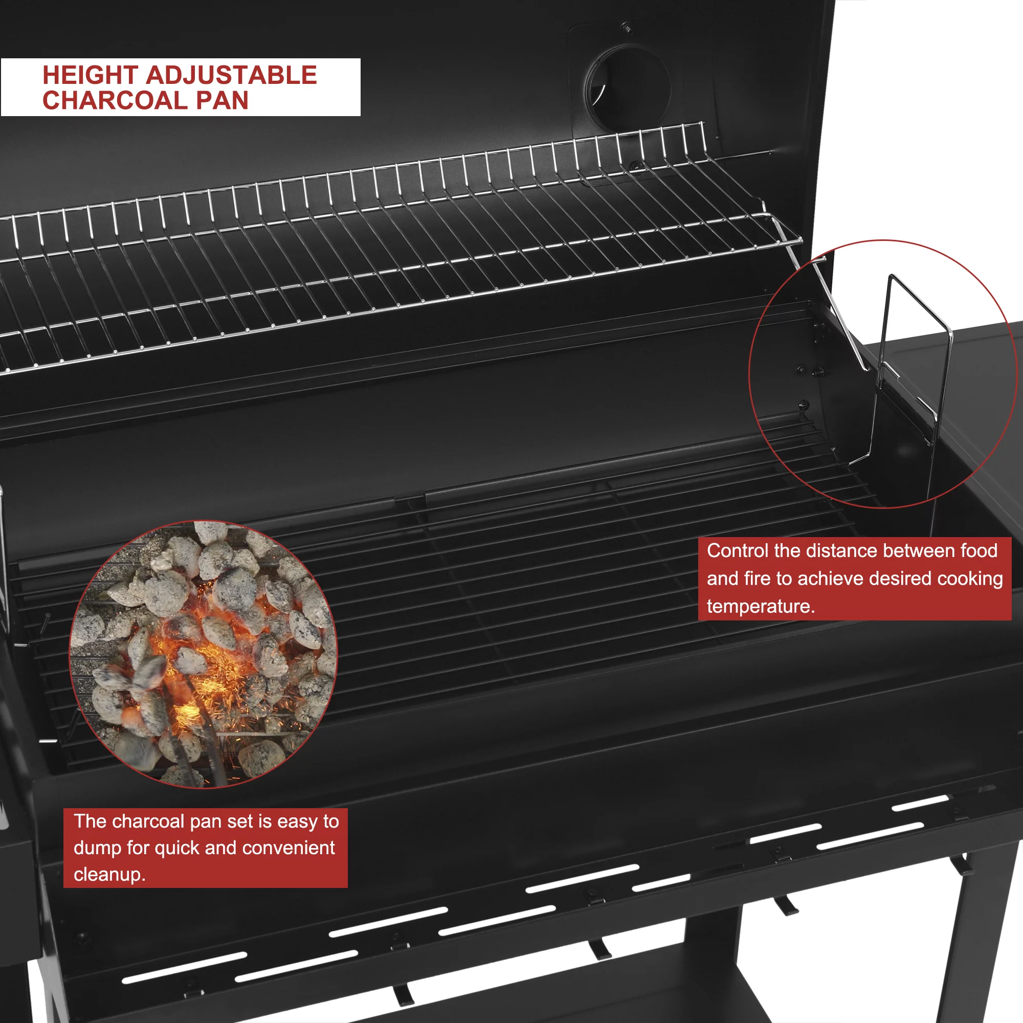 Royal Gourmet CC1830T 30" Barrel Charcoal Grill