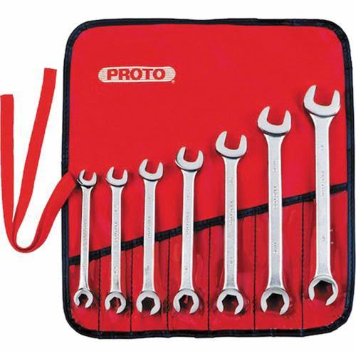 Proto J3700A 7 Piece Combination Flare Nut Wrench Set - 6 Point