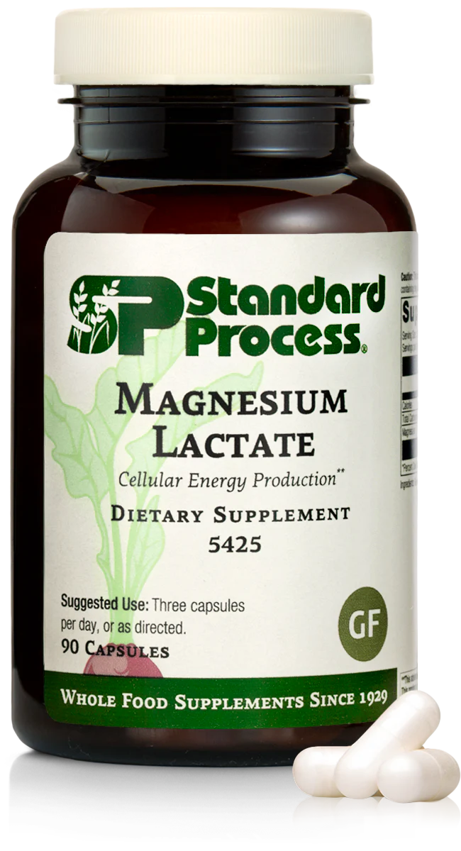 Magnesium Lactate, 90 Capsules - Kansas Nuitrition - HNZSDS