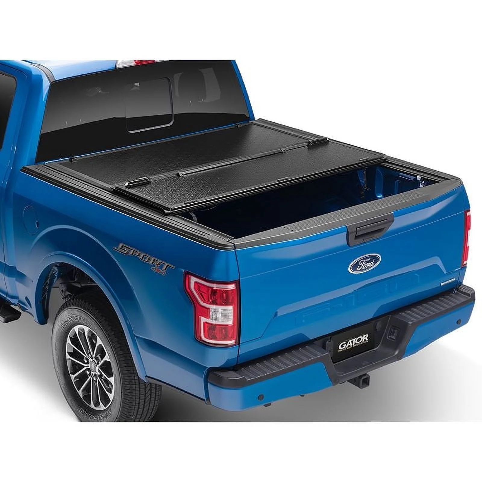 Gator by RealTruck EFX Hard Tri-Fold Truck Bed Tonneau Cover | GC24029 | Compatible with 2021 - 2023 Ford F-150 5' 7" Bed (67.1")