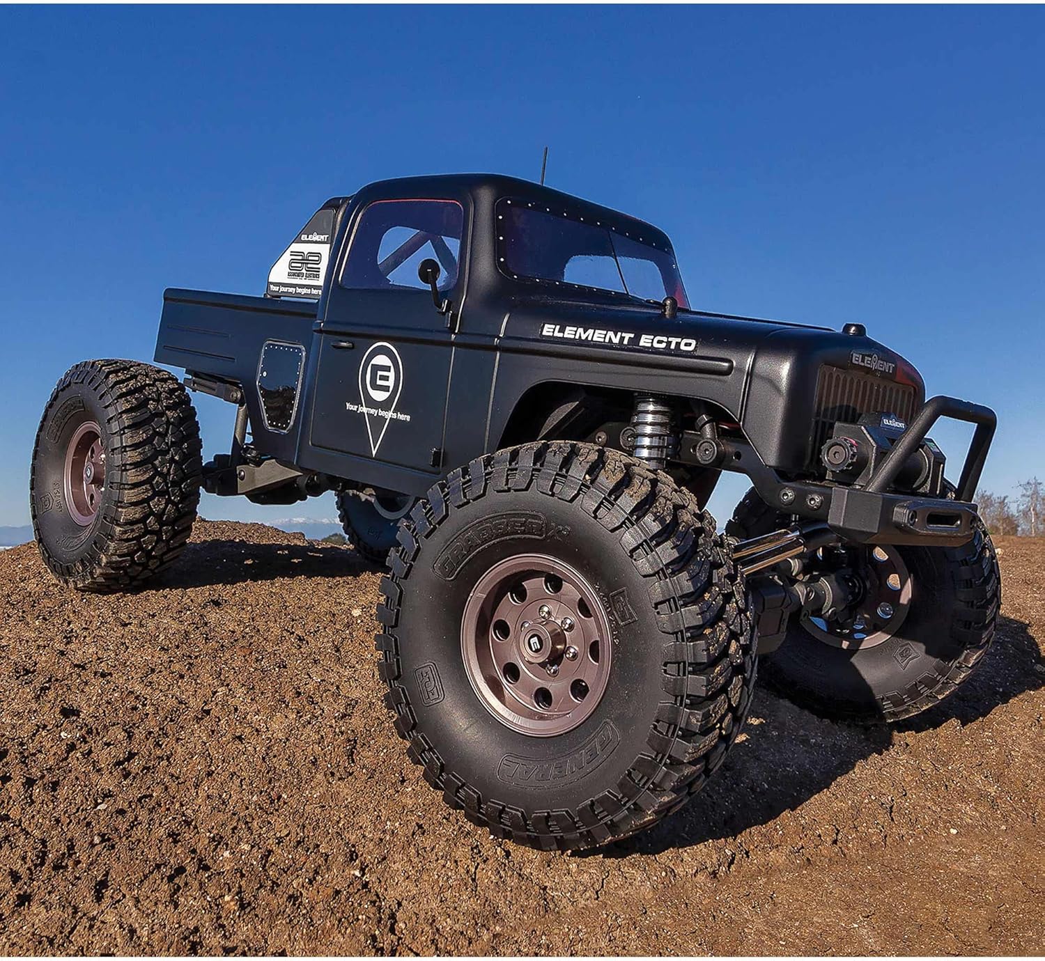 Team Associated Enduro Trail Truck Ecto Black RTR LiPo Combo ASC40122C Trucks Electric RTR 1/10 Off-Road