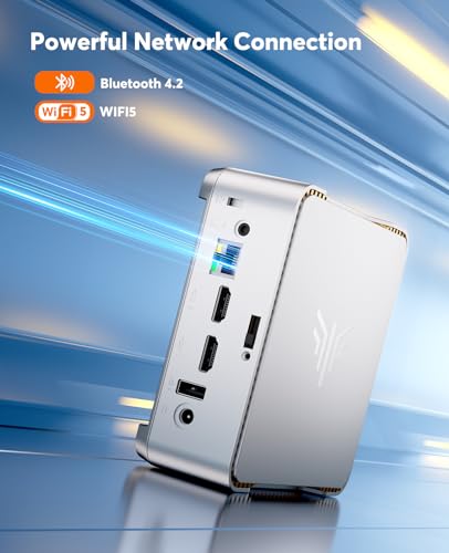 KAMRUI GK3 Plus N97 Mini PC,12th Alder Lake N97 CPU(3.6GHz) Mini Desktop Computers,8GB RAM 256GB PCIe M.2 SSD Micro pc,Gigabit Ethernet,4K UHD,WiFi5,BT4.2,VESA for Home Business Office