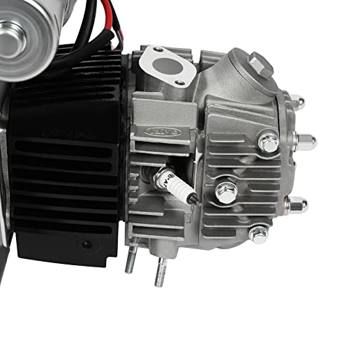 140cc 4 Stroke Engine Motor, Complete Engine Kit Single Cylinder Horizontal Pit Dirt Bike Engine Motor 4-speed Transmission Manual Clutch CDI for CRF50 CRF70 XR50 XR70 Z50R Z50 CT70