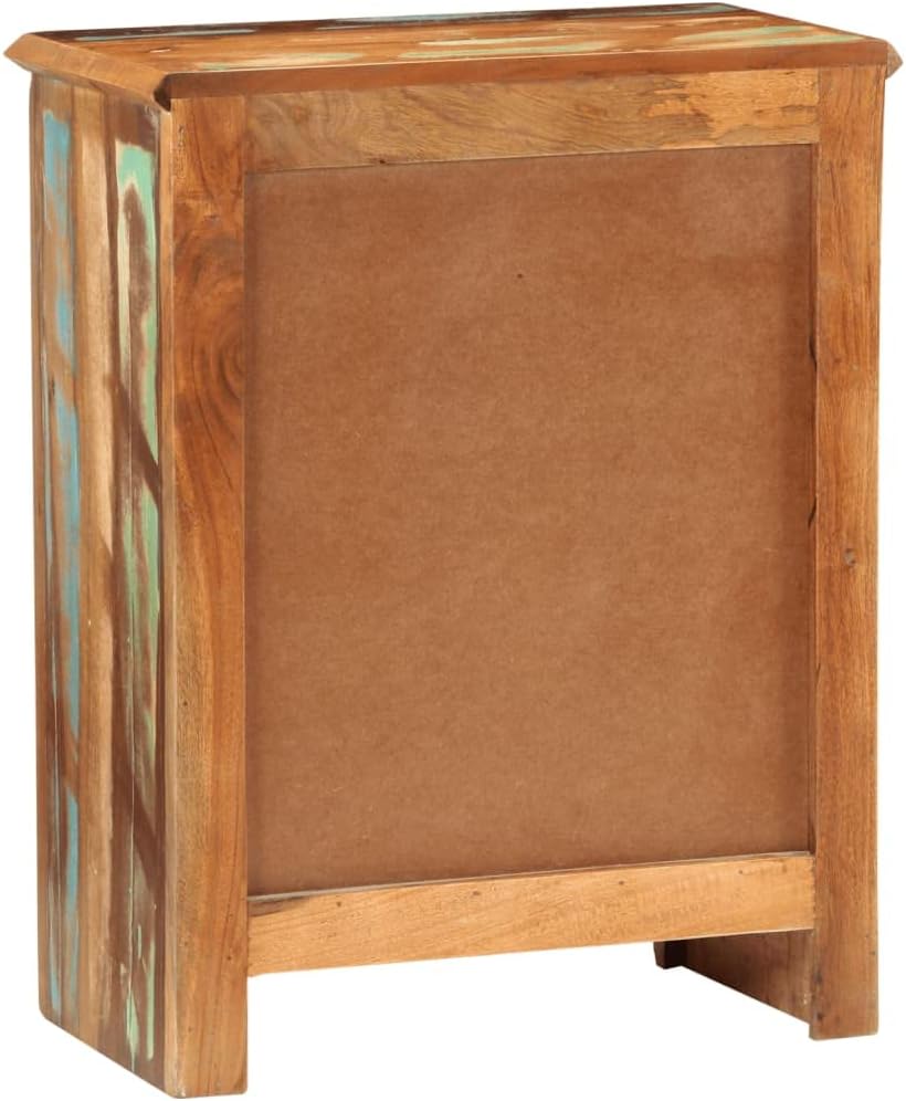 Sideboard with 2 Doors, Bedroom Dresser Bookcases Craft Cabinet Liquor Cabinet Suitable for Living Room Small Spaces Kitchens Entryway, 21.7"x11.8"x27.6" Solid Wood Reclaimed