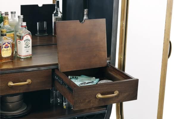 Howard Miller Bridgewater Wine & Bar Carbinet II, Black