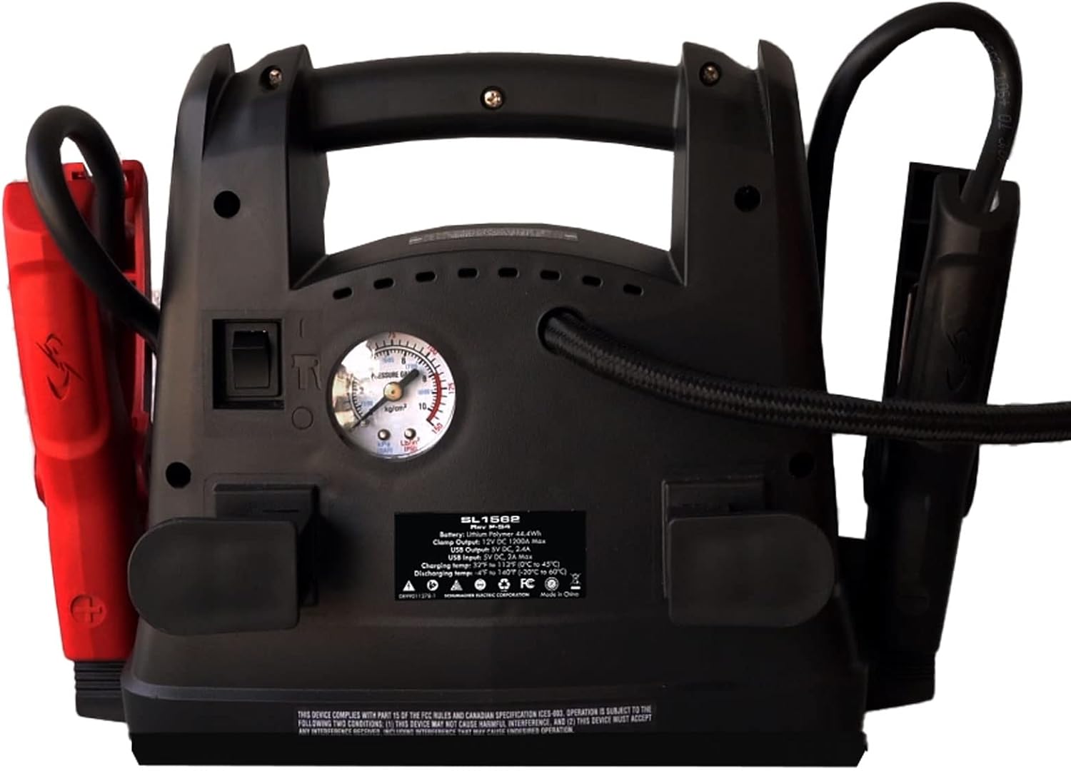 Schumacher SL1562 1200 Peak Amp 12V Lithium Jump Starter