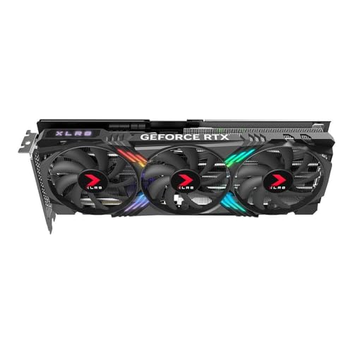 PNY GeForce RTX™ 4070 Super 12GB Verto™ OC Dual Fan Graphics Card DLSS 3 (NVIDIA GeForce SFF-Ready, 192-bit, GDDR6X, PCIe 4.0, HDMI/DisplayPort, Supports 4k, incl. Adapter, 2 Slot)