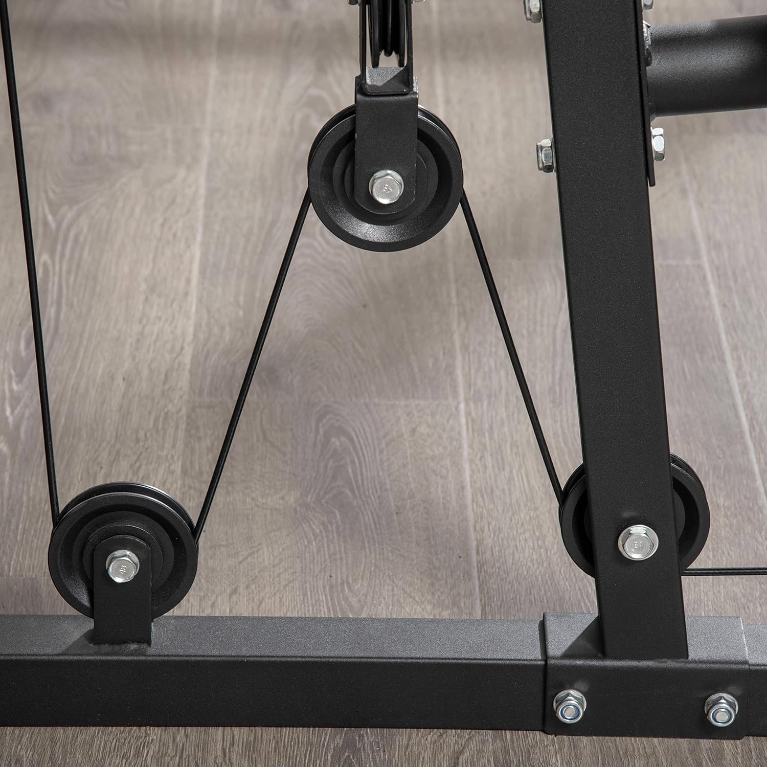 Soozier Home Gym System, Multifunction Workout Station with 100Lbs Weight Stack, 100Lbs Resistance for Full Body Workout Machine