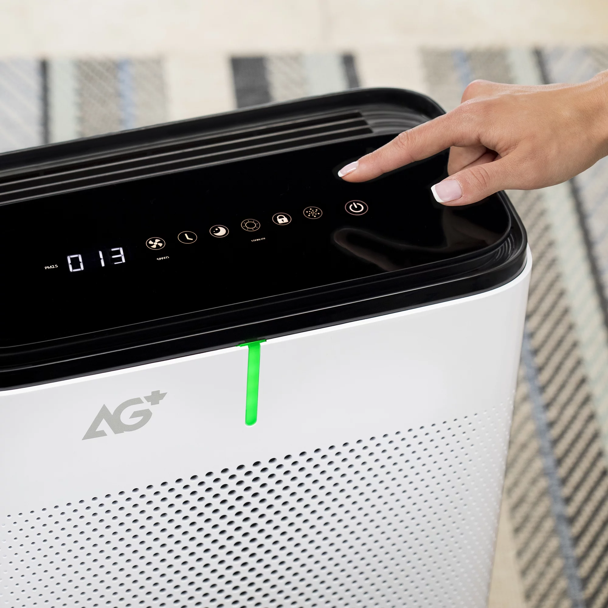 Brondell Pro Sanitizing Air Purifier Purification of SARS-CoV-2, Virus, Bacteria and Allergens