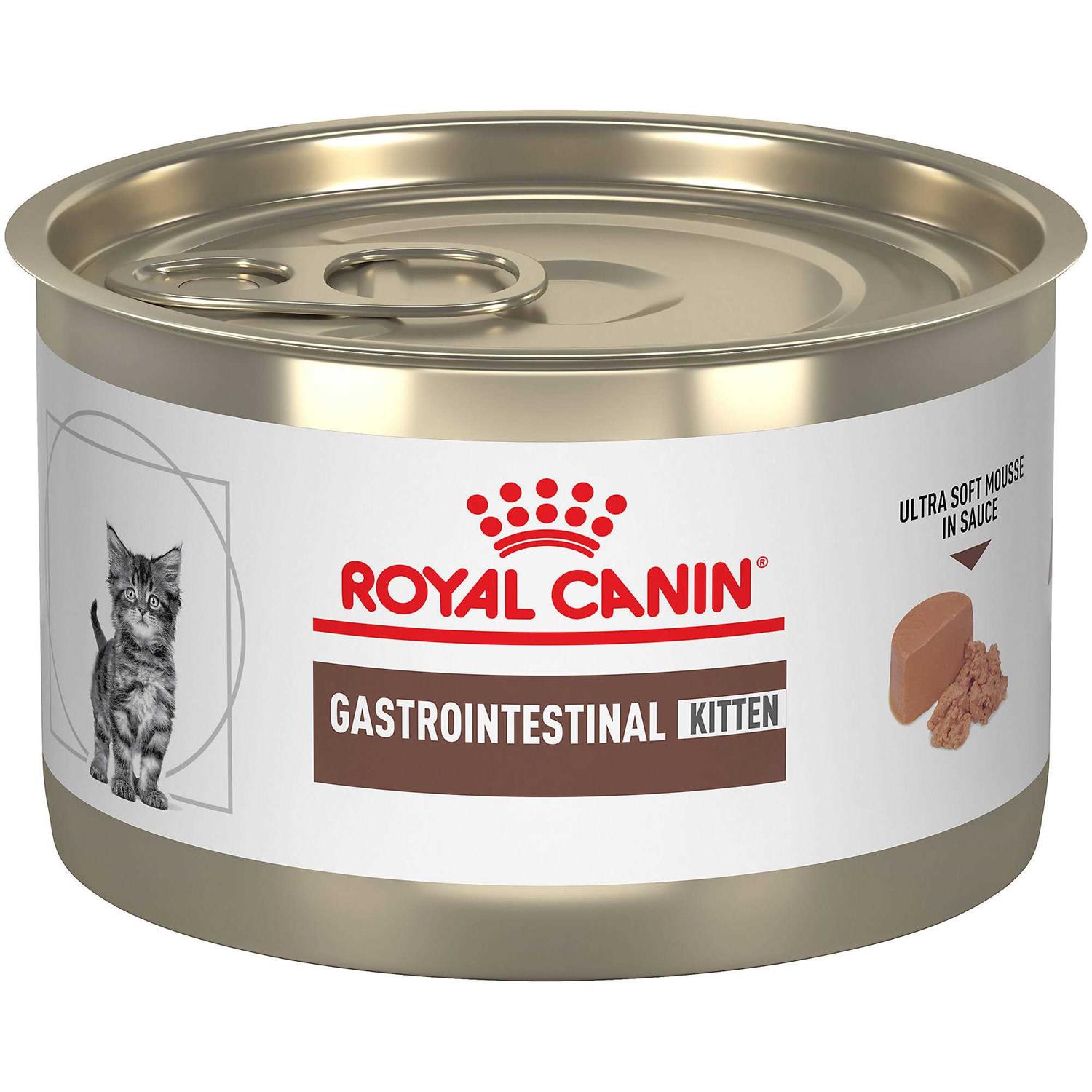 Royal Canin Veterinary Diet Gastrointestinal Kitten Ultra Soft Mousse in Sauce Canned Cat Food - Pet Supplies online store