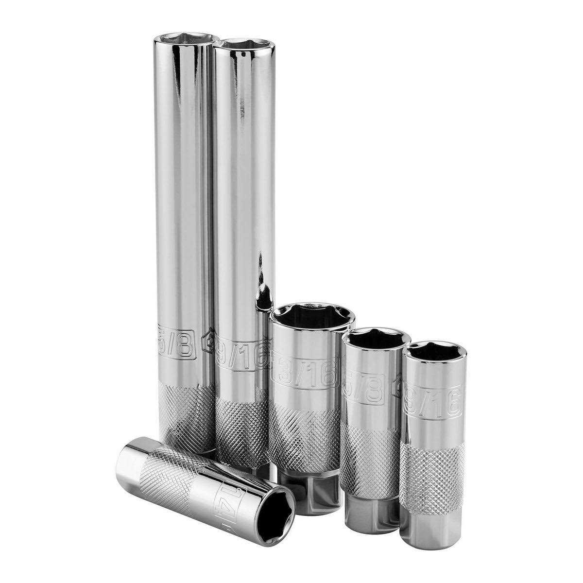 Quinn 3/8 in. Drive SAE and Metric Spark Plug Socket Set 70168 - Shop Hardware Tools Online Store