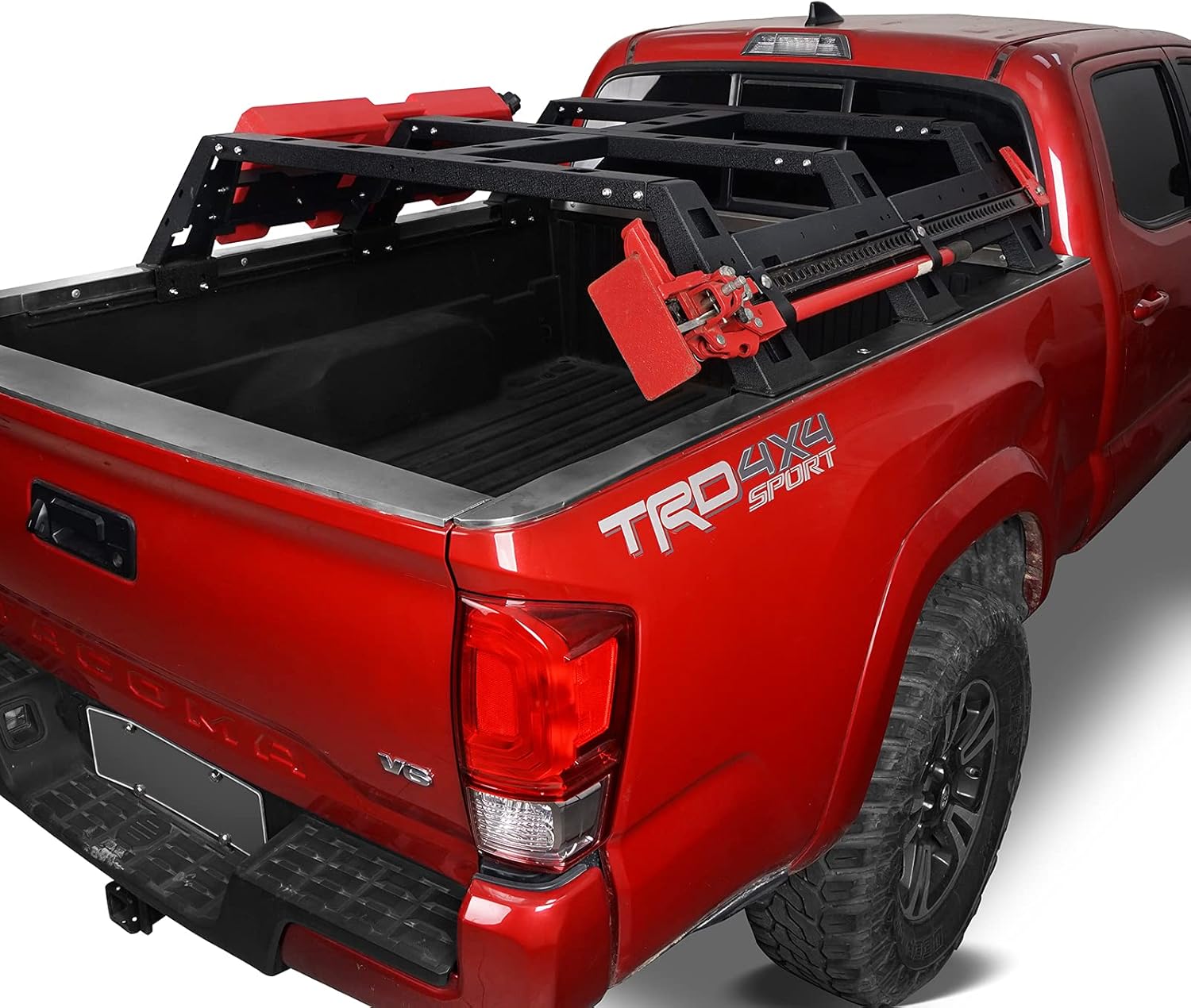 Hooke Road Tacoma Overland 11.5 Bed Rack Truck Cargo Carrier Compatible with Toyota Tacoma 2005-2022 2nd 3rd Gen