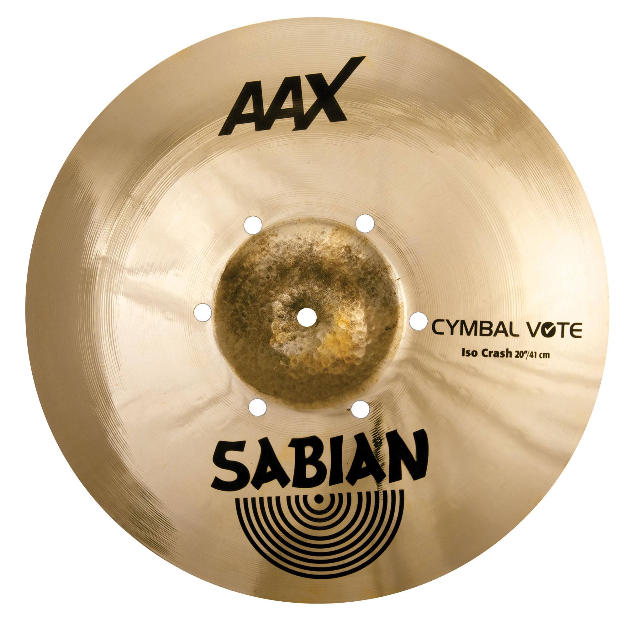 Sabian 220XISOCB 20-inch AAX ISO Crash Cymbal
