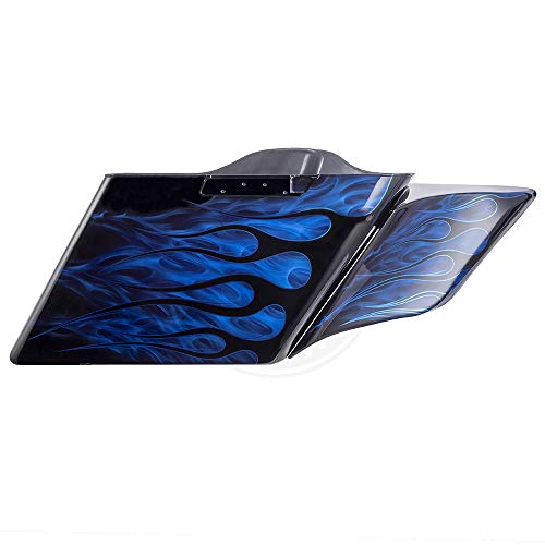 Vivid Black Saddlebags Saddle Bags Fit for 2014+ Harley/Davidson Touring, Motorcycle Accessories