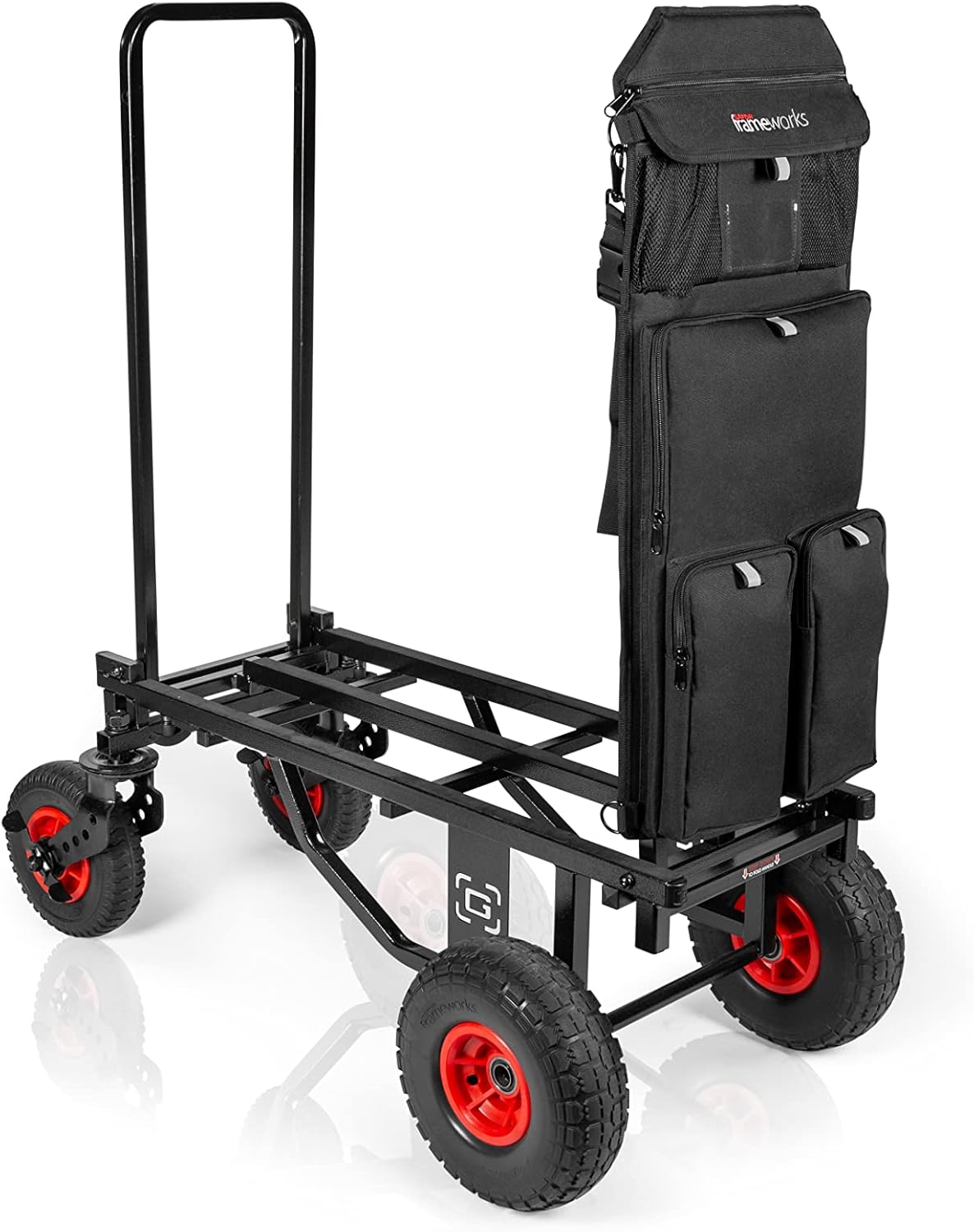Gator Frameworks All-Terrain Folding Multi-Utility Cart with 30-52” Extension & 500 lbs. Load Capacity (GFW-UTL-CART52AT)