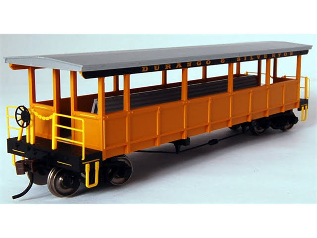 Bachmann Open Sided Excursion Car Durango u0026 Silverton -- HO