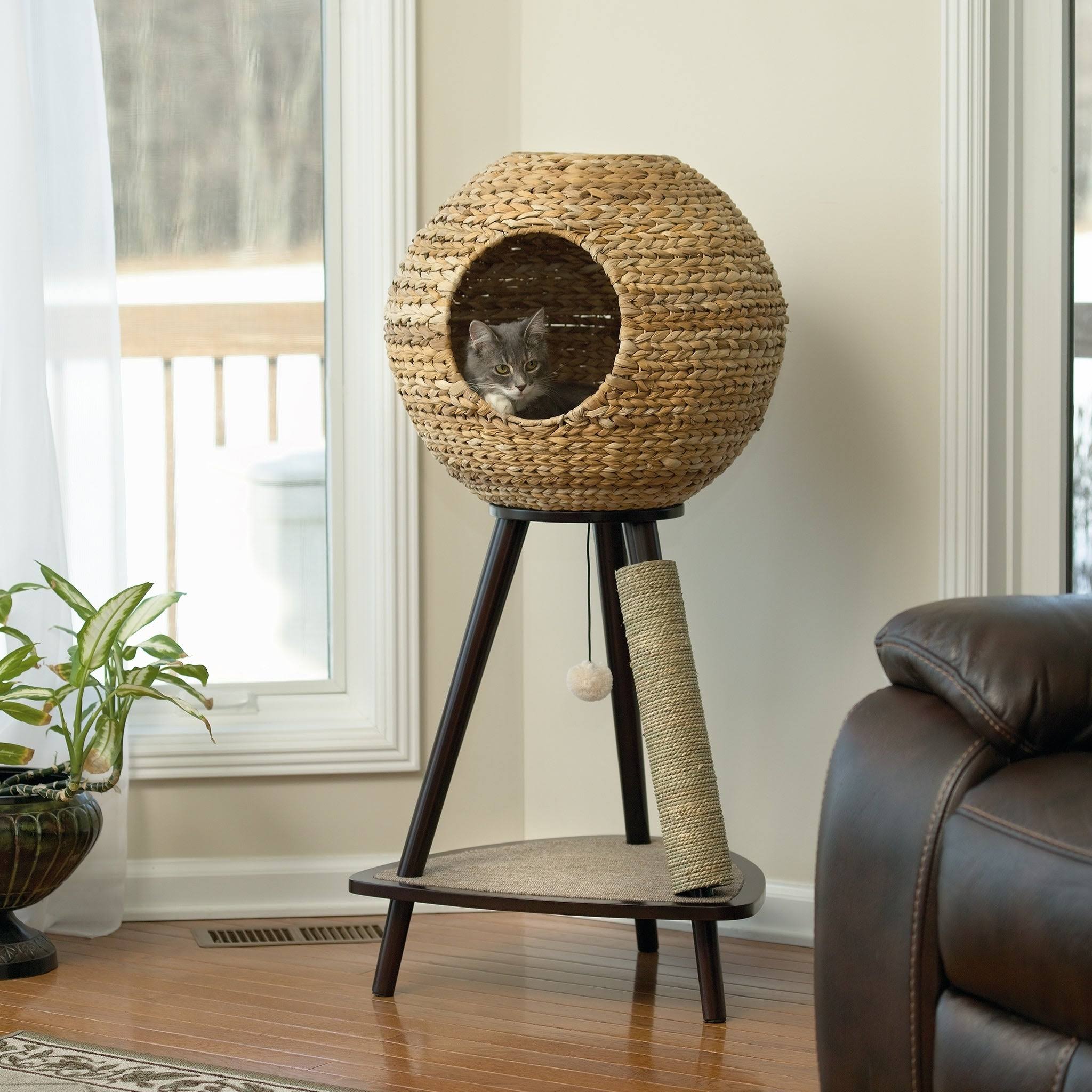 Sauder Natural Sphere Cat Tower