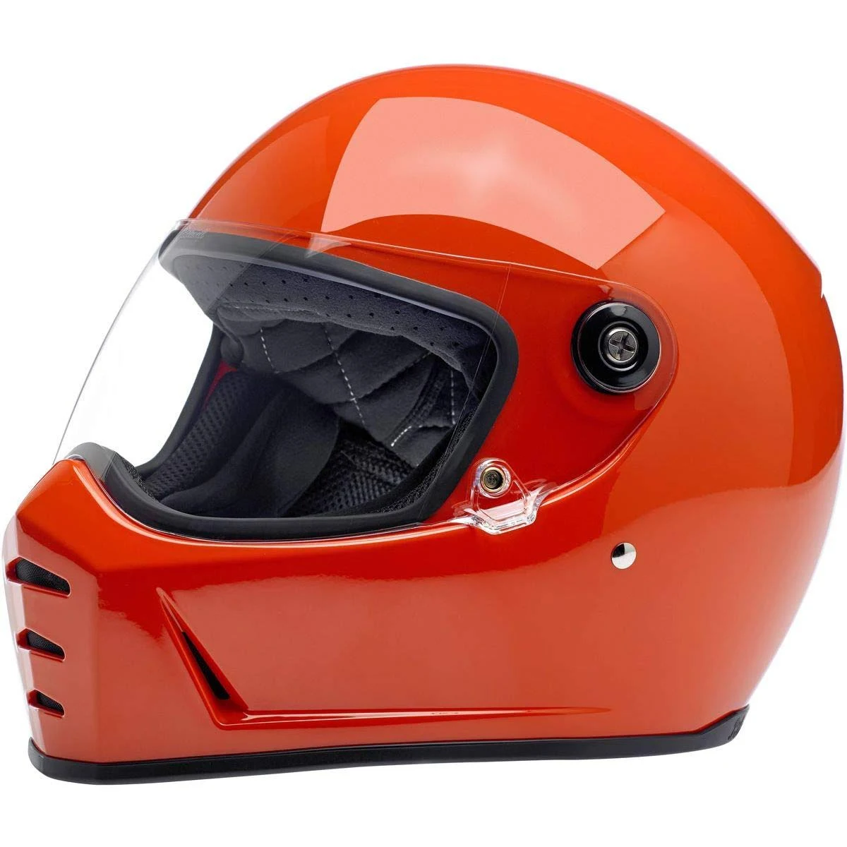 Biltwell Lane Splitter Helmet - Closeout - Hazard Orange - XL