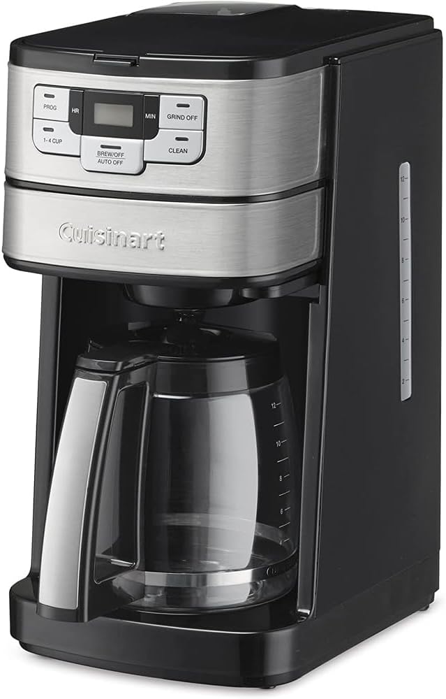 Cuisinart DGB-400SSFR Grind and Brew 12 Cup Coffeemaker Silver (Renewed)