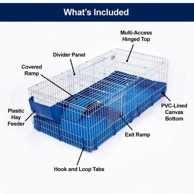 MidWest Guinea Habitat Deluxe Guinea Pig Cage - Pet Supplies online store