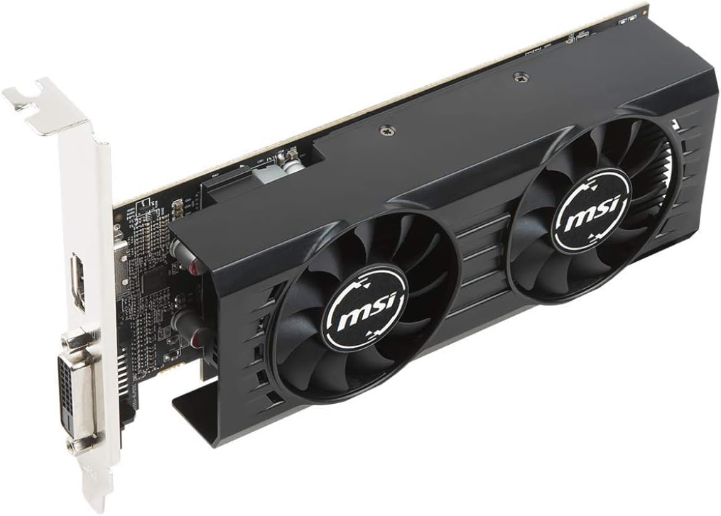 MSI Gaming Radeon 550 64-Bit HDMI/DVI 2GB GDRR5 HDCP Support DirectX 12 VR Ready OC Graphics Card (550 2GT LP OC)