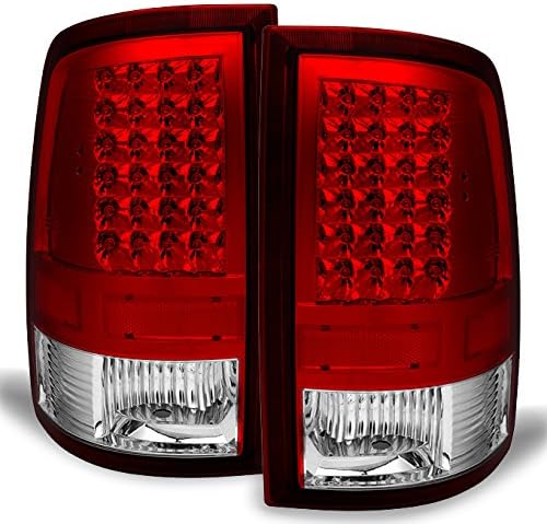 AKKON - Fits Black Smoked 2009-2018 Dodge Ram 1500 10-18 Ram 2500 3500 Pickup Truck LED Tail Lights Driver+Passenger Pair Set