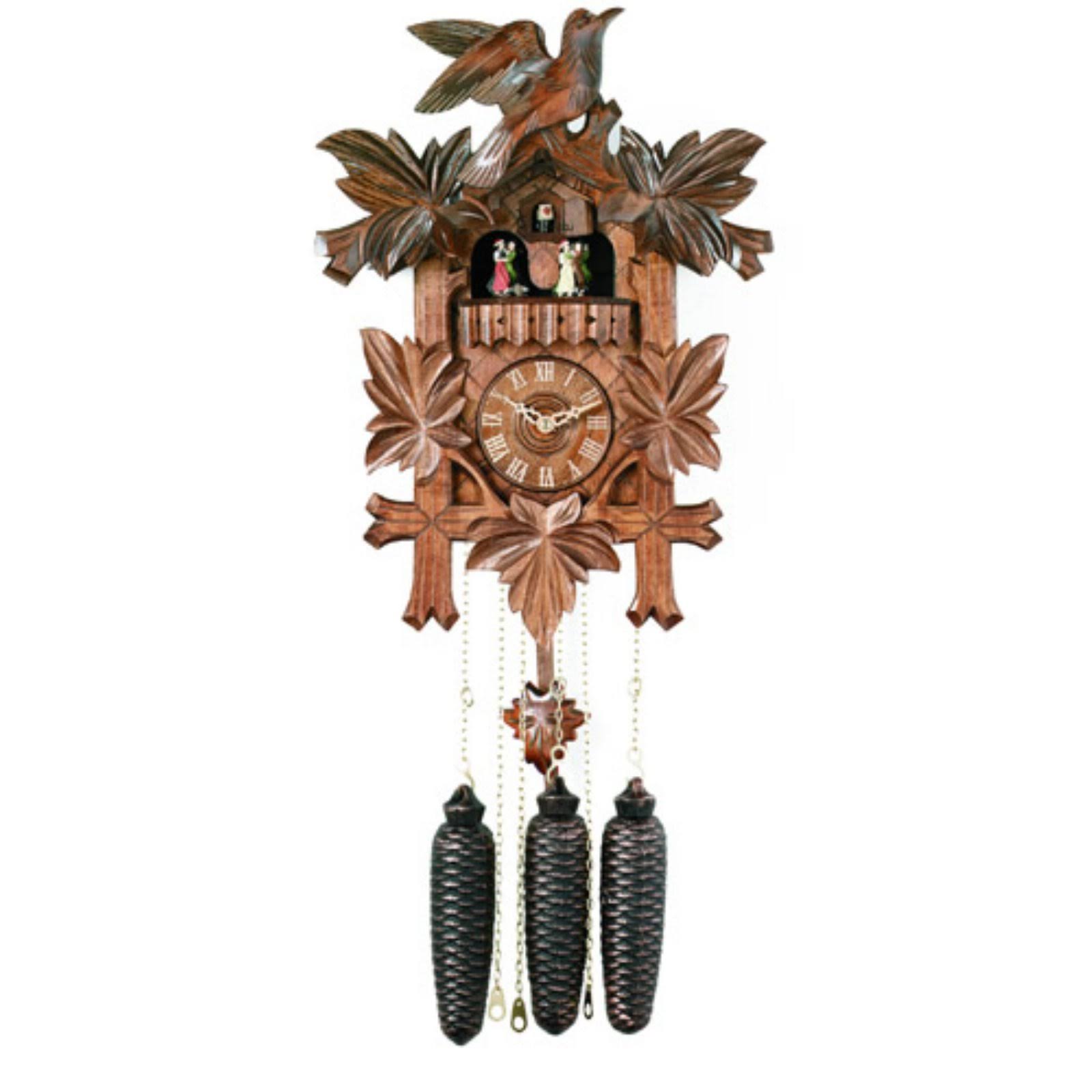 Musical Birds & Leaves Cuckoo Clock