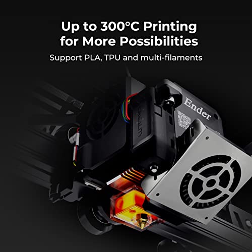 Creality 3D Printer Ender 5 Plus FDM Printer with Auto Bed Leveling Sensor Kit, Dual Z-Axis Touch Screen and Glass Bed Large Printing Size 350x350x400mm