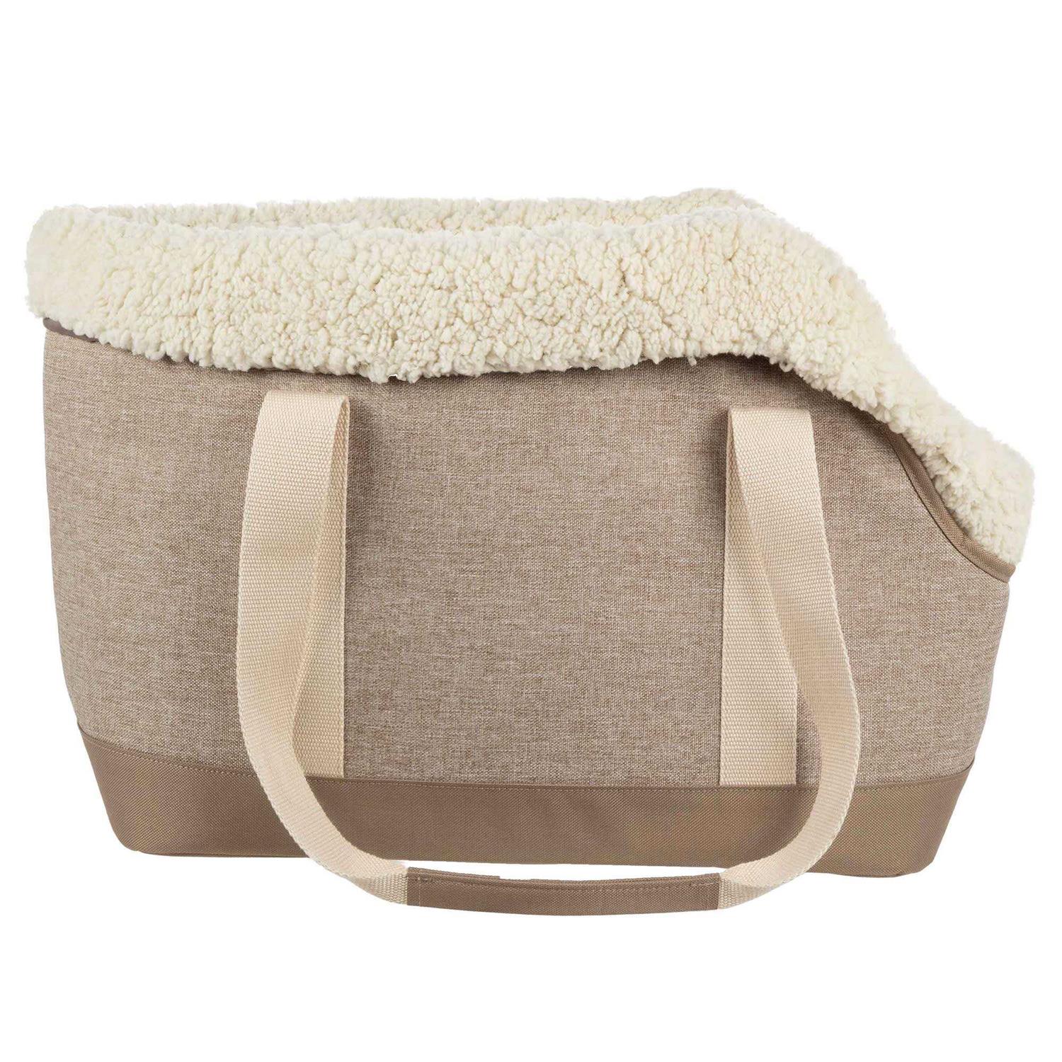 Sherpa Tan Luxe Tote Fashionable Pet Carrier - Pet Supplies online store