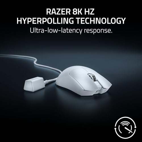 Razer Viper V3 Pro Wireless Esports Gaming Mouse: Symmetrical - 54g Lightweight - 8K Polling - 35K DPI Optical Sensor - Gen3 Optical Switches - 8 Programmable Buttons - 95 Hr Battery - Black