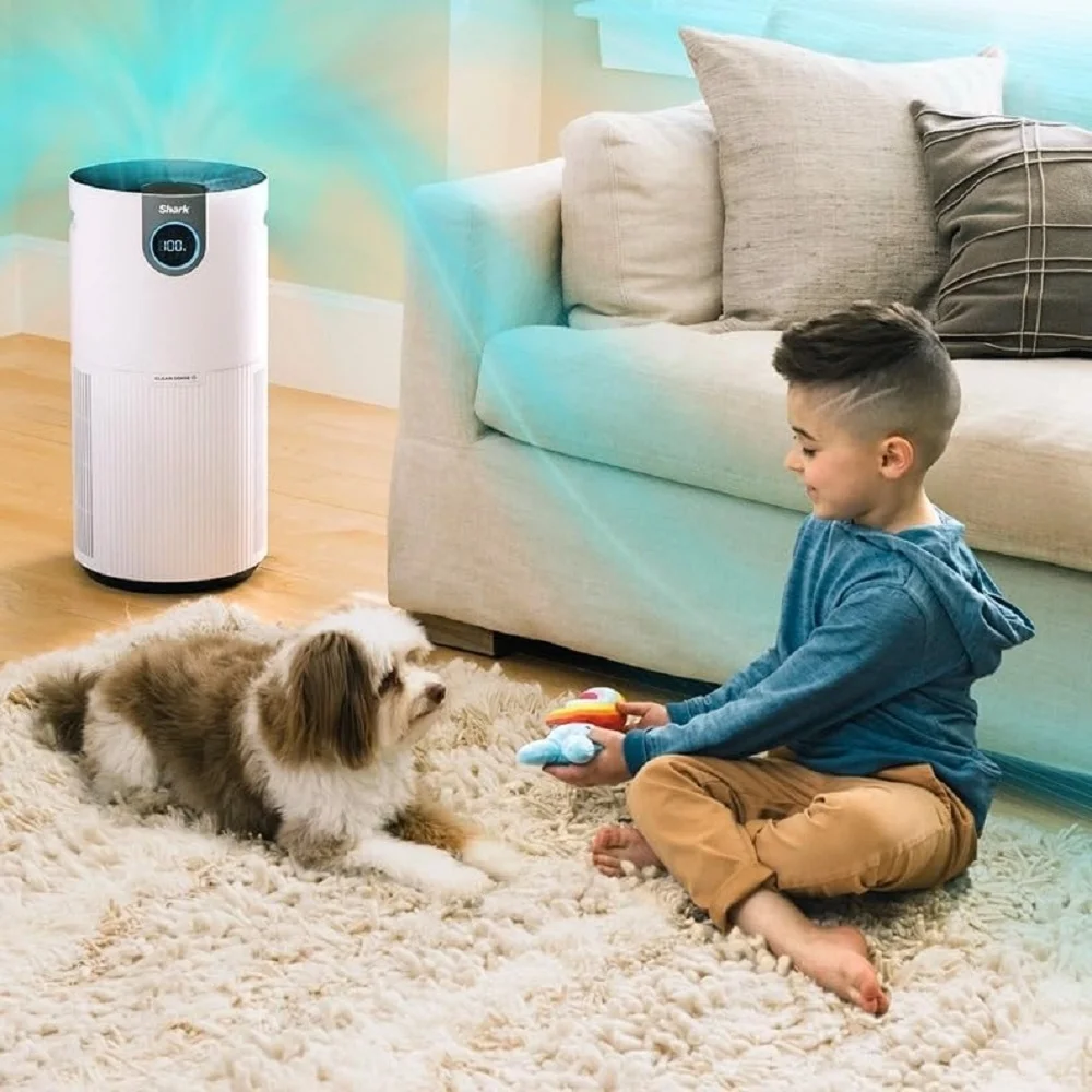 Open Box Shark Air Purifier MAX with Anti-Allergen Nanoseal and HEPA Air Filter Technology UA205
