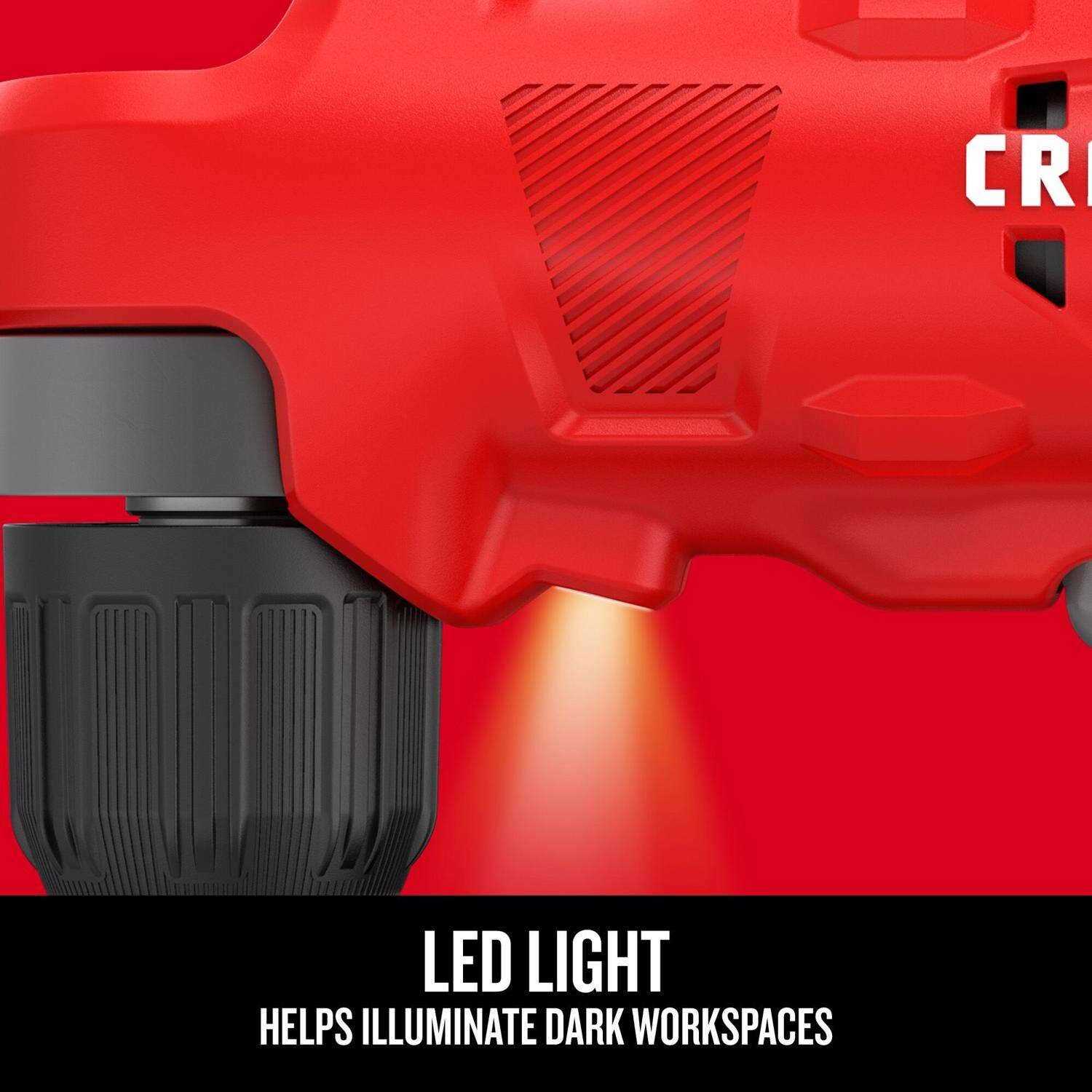 Craftsman V20 20 V 3/8 in. Brushed Cordless Right Angle Drill Tool Only