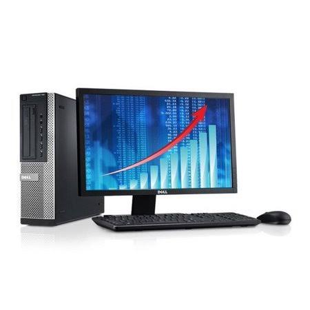 Fast Dell OptiPlex 790 Windows 7 Desktop Computer Core i3 4GB 19 inch LCD 500GB E5440