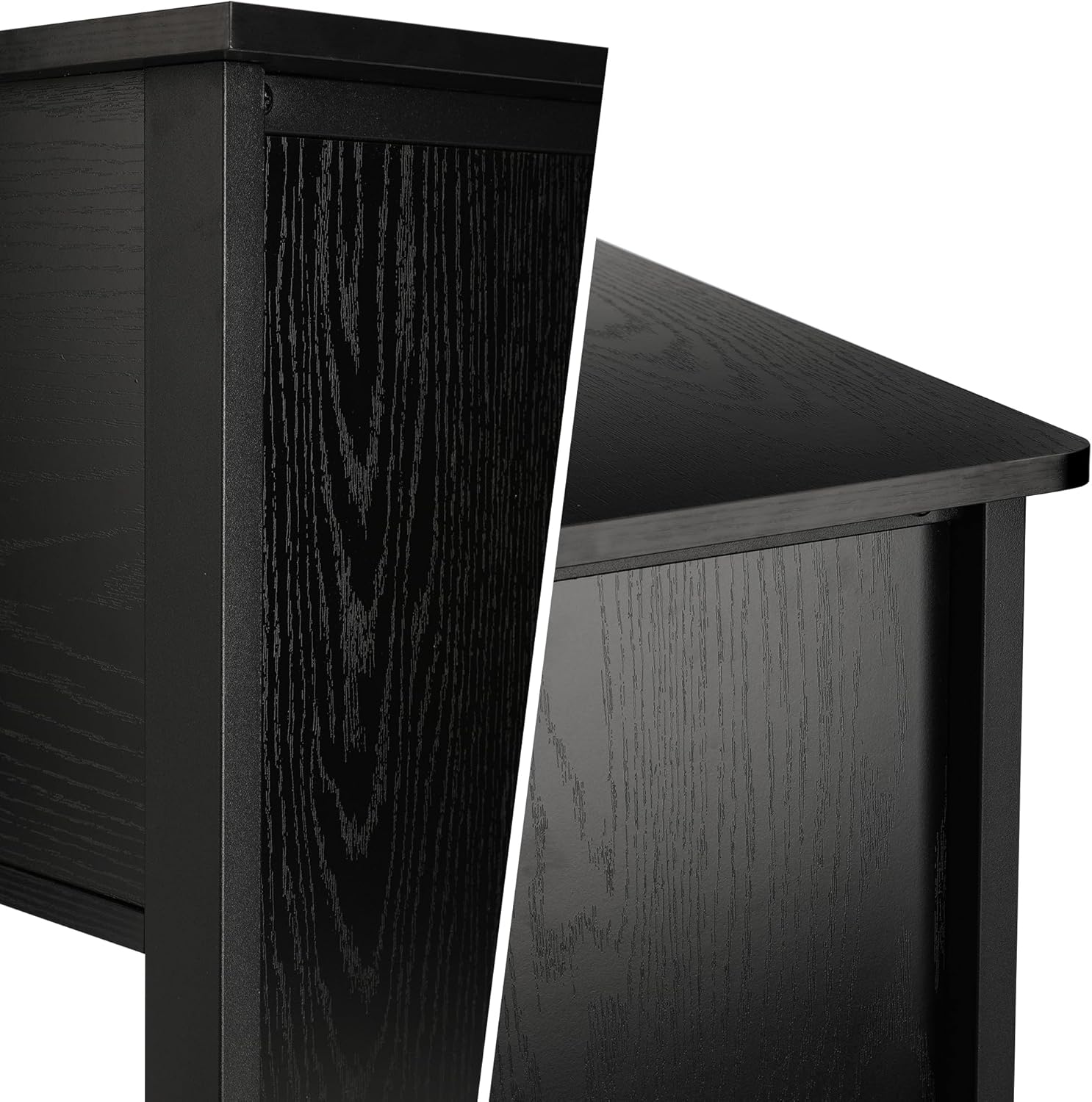 Aquarium Stand with Cabinet, 40-50 Gallon Fish Tank Stand, Turtle Reptile Terrariums Stand, Metal Frame 990 Pounds Load Capacity, 18.9" D x 36.6" W x 32" H