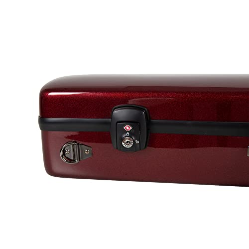 Crossrock Fiberglass Alto Saxophone Case - Includes Accessory Pocket, Removable Shoulder Straps, TSA Lock - Space Gray (CRF1020ASSG)