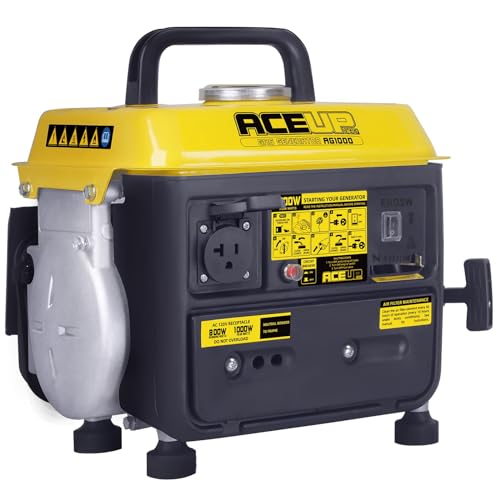 1,200W Gas-Powered Generator, Portable Generator Camping Ultralight, EPA & CARB Compliant