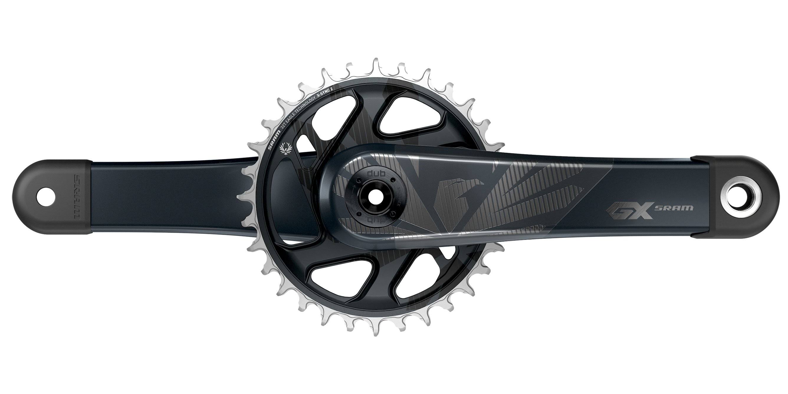 SRAM GX Eagle Carbon Dub Boost Crankset 175mm 32T Lunar